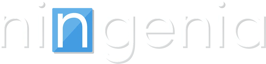Logotipo de Ingenta con una n azul estilizada